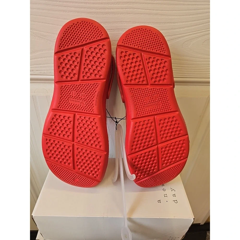Joybees Men's Active Chance Clogs - Game Day Red Size 11 NWT‎